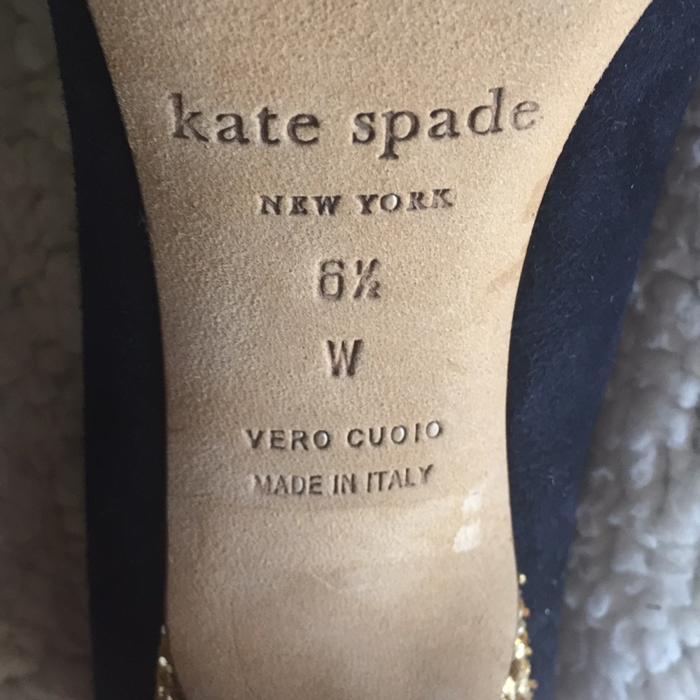 Kate Spade 'Allora' Glitter Heel Pump, 6.5 - Picture 3 of 4